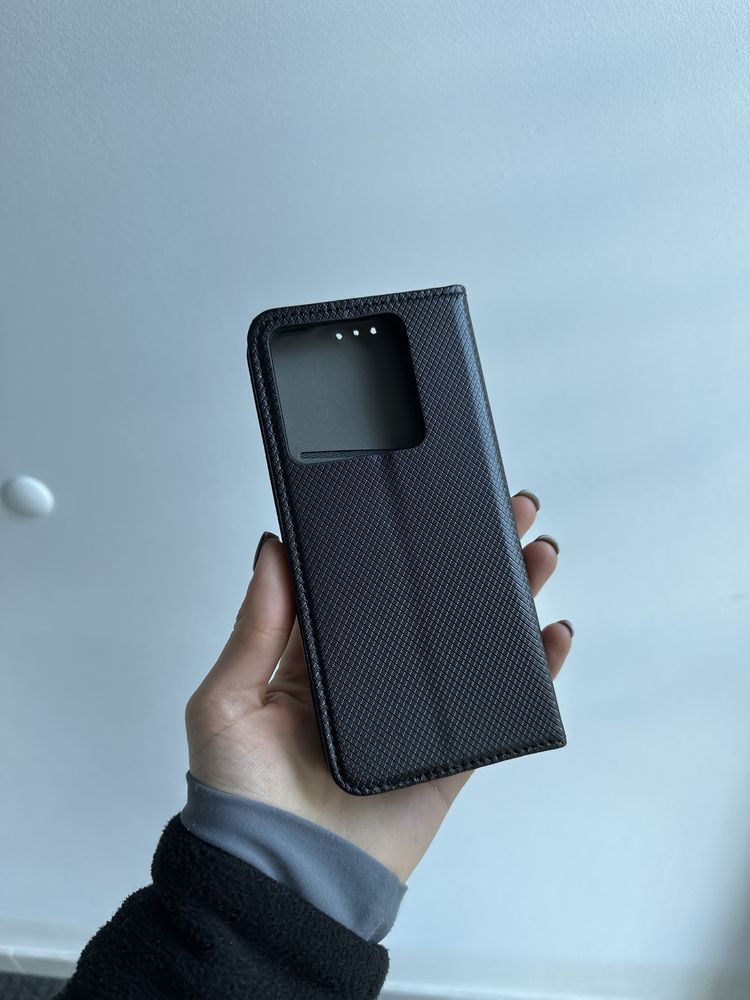 Etui zamykane czarne do Xiaomi 14T pro