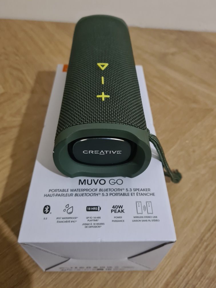 Nowy Bezprzewodowy Głośnik Bluetooth Creative Muvo Go 5.3 40W 18h