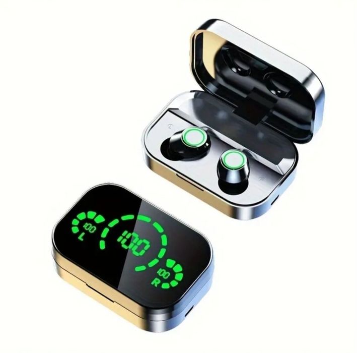 Навушники Bluetooth 5,3 TWS сенсорна гарнітура power bank