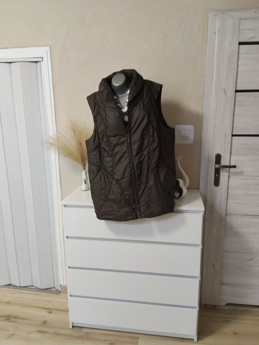 Super kamizelka bezrękawnik pikowany damski 54-56