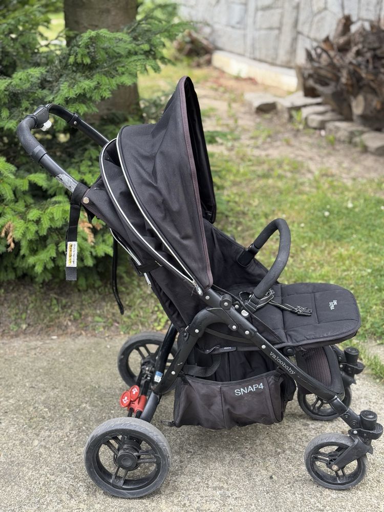 Wózek spacerowy Valco Snap 4 black czarny spacerówka