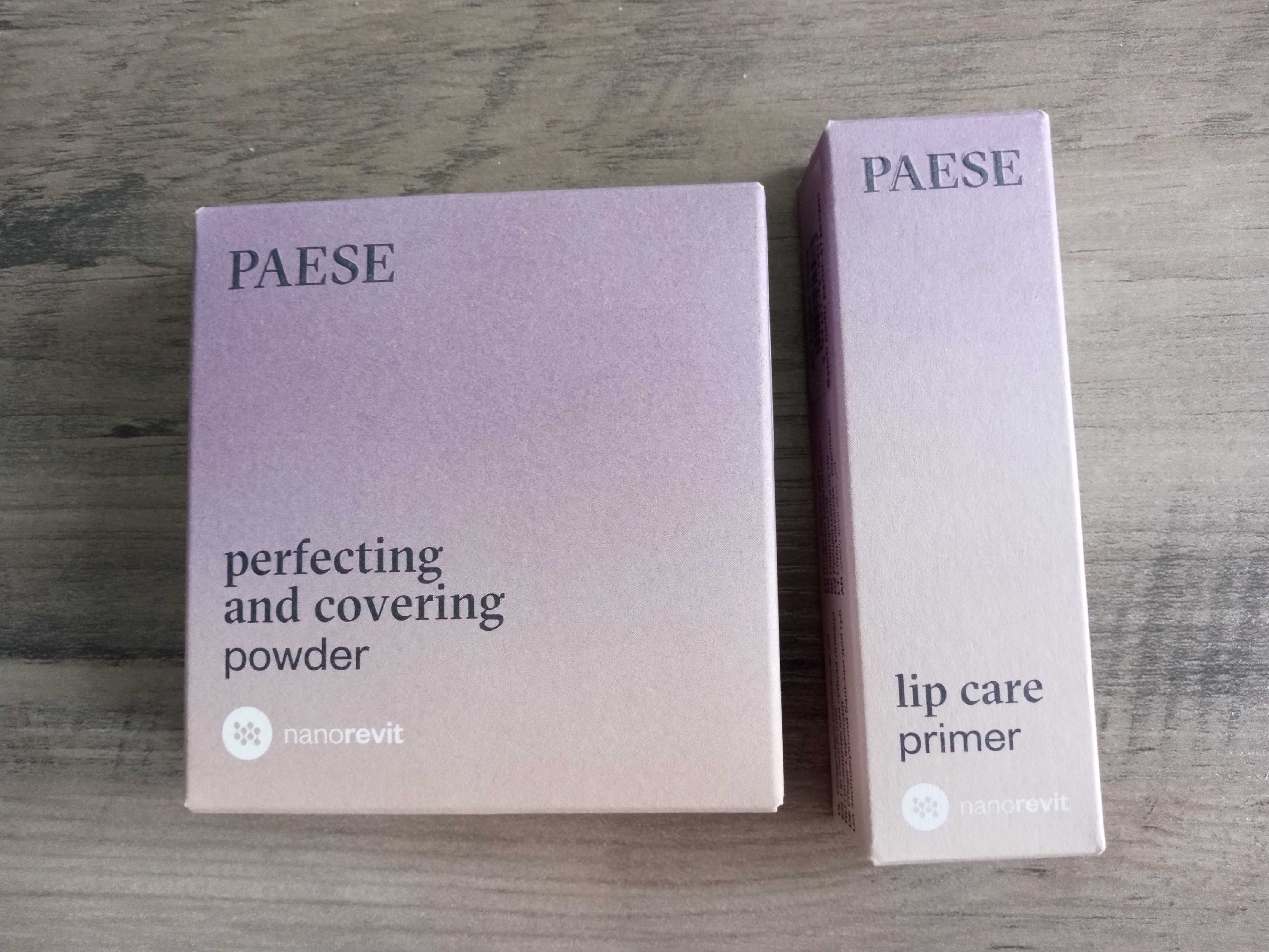 Paese Nanorevit: upiększająco-kryjący puder, Baza pod pomadkę