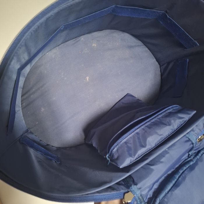 Kuferek Oriflame: niebieski owalny usztywniony