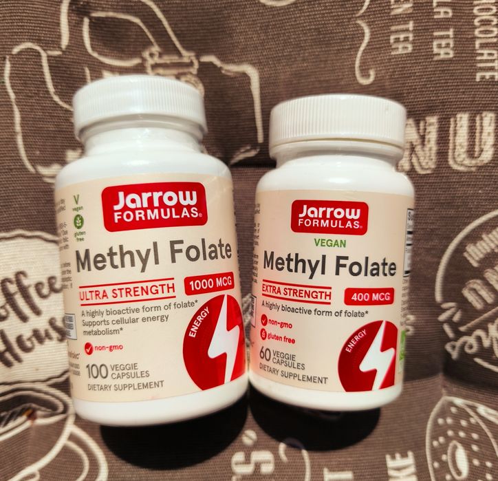Jarrow Formulas Метил фолат 400 1000 methyl folat фолієва кислота