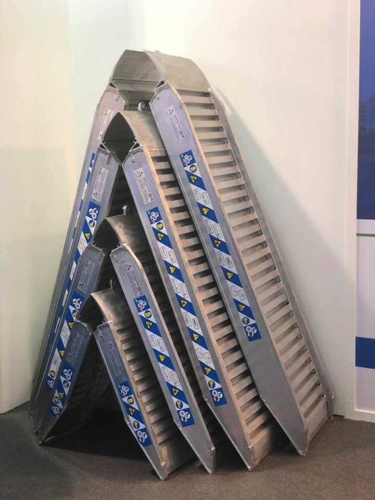 Najazdy Aluminiowe do 4,5m, do 11 T / Zgodność CE, Wysyłka 0 zł