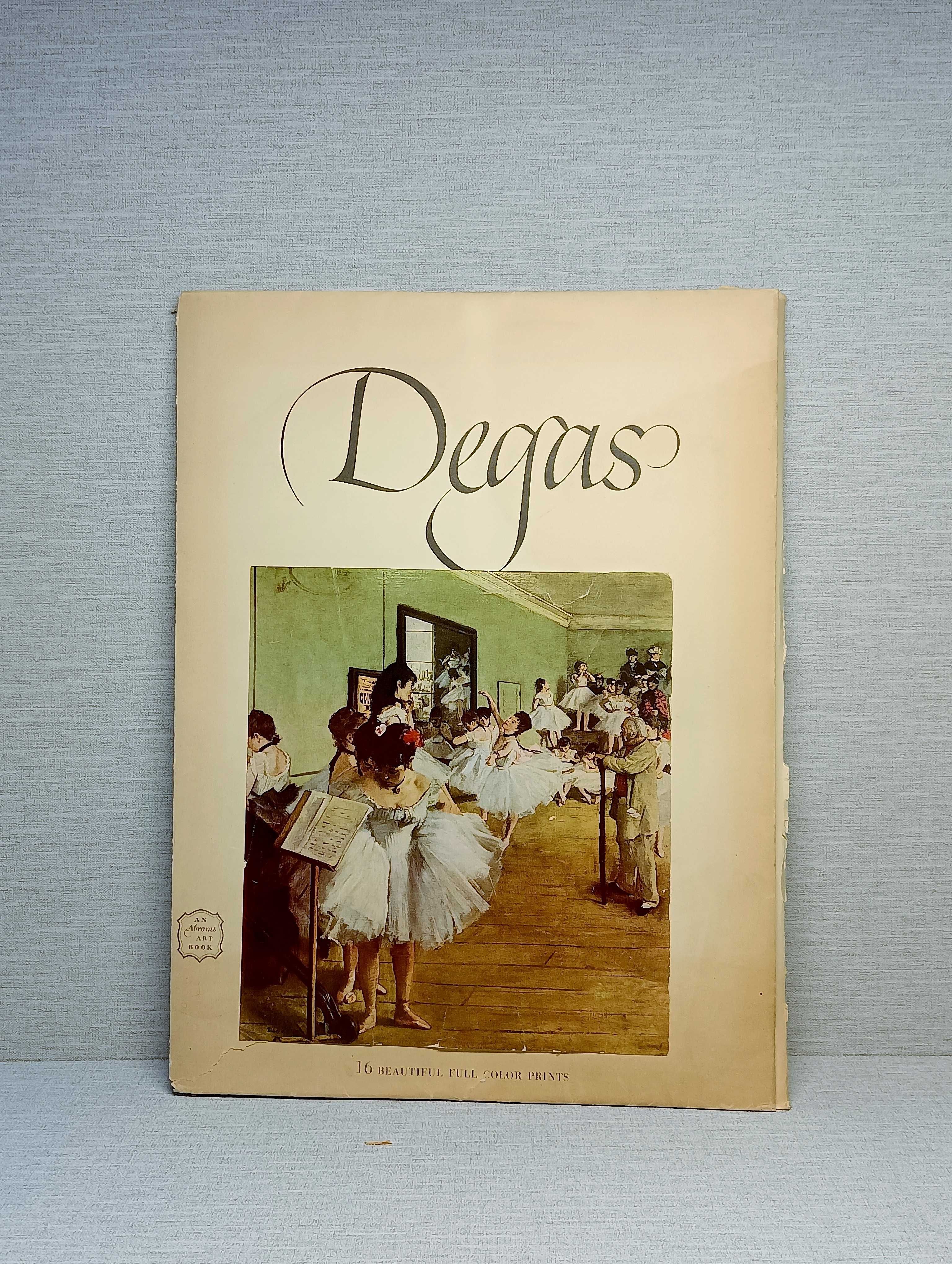 Album z reprodukcjami Degas Edycja amerykańska 1952 - 16 reprodukcji