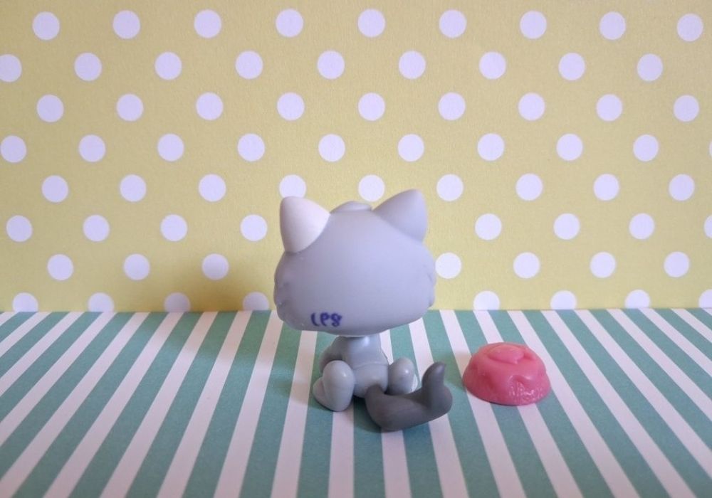 Littlest Pet Shop LPS unikatowy mały Kot #1301