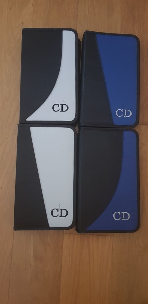 4 Pastas arquivadoras para 192 CD / DVD