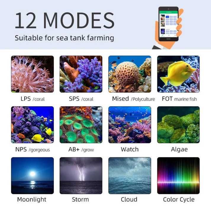 Iluminação para aquários marinhos WeekAqua Z-Series Z400Sea-Z ( novo )