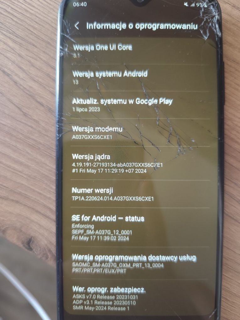 Samsung A03s smartfon