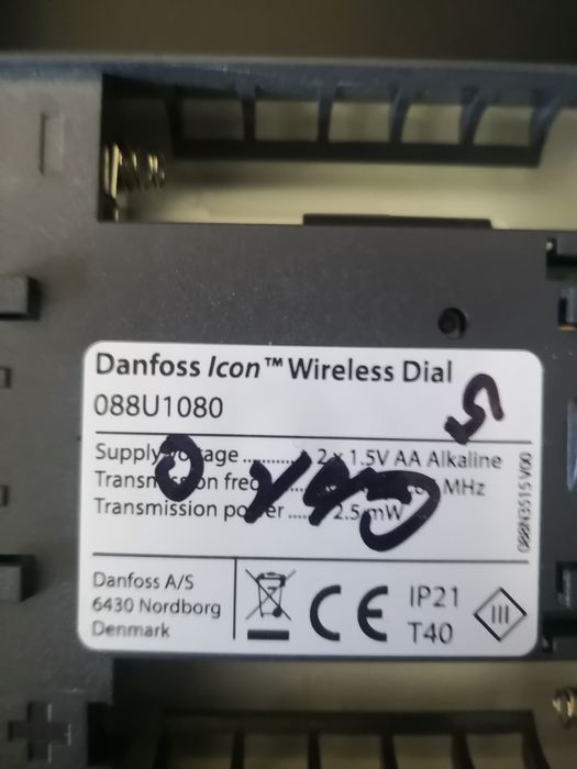 Regulator ogrzewania DANFOS bezprzewodowy