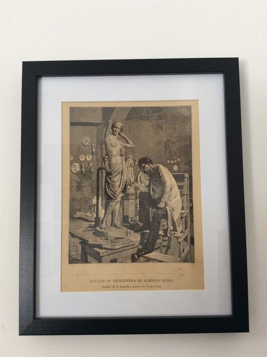 Atelier de esculptura de Alberto Nunes.