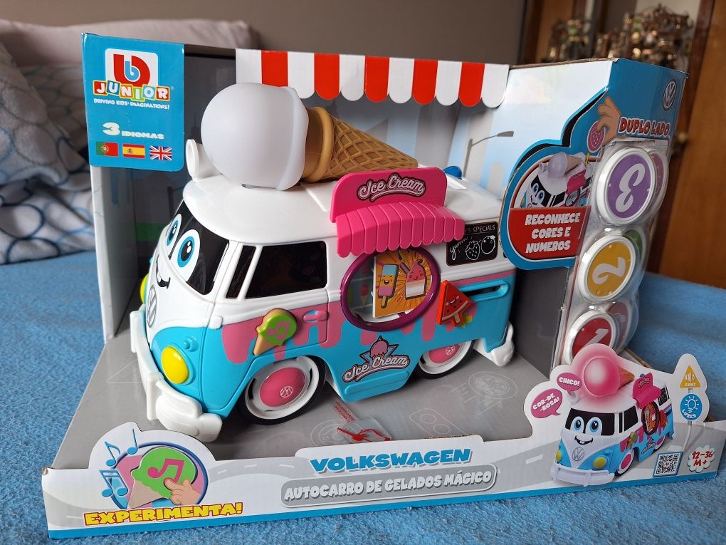 Brinquedo autocarro de gelados vokswagen