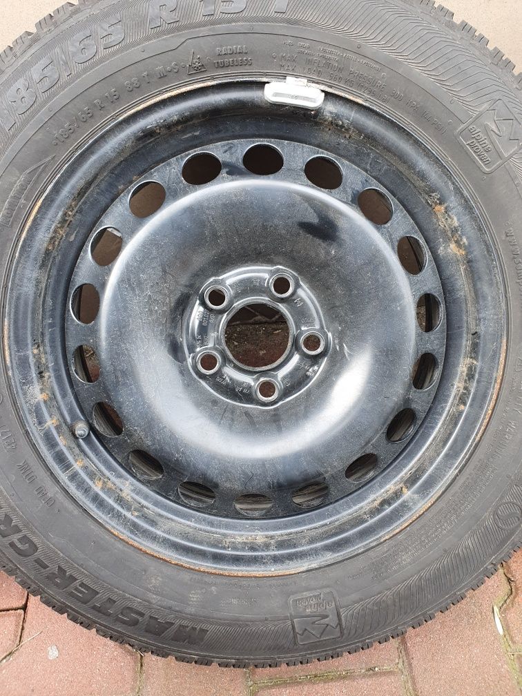 Oryginalne Felgi Koła 15" Vw Polo Skoda Fabia 5x100 Et40+185.65.15