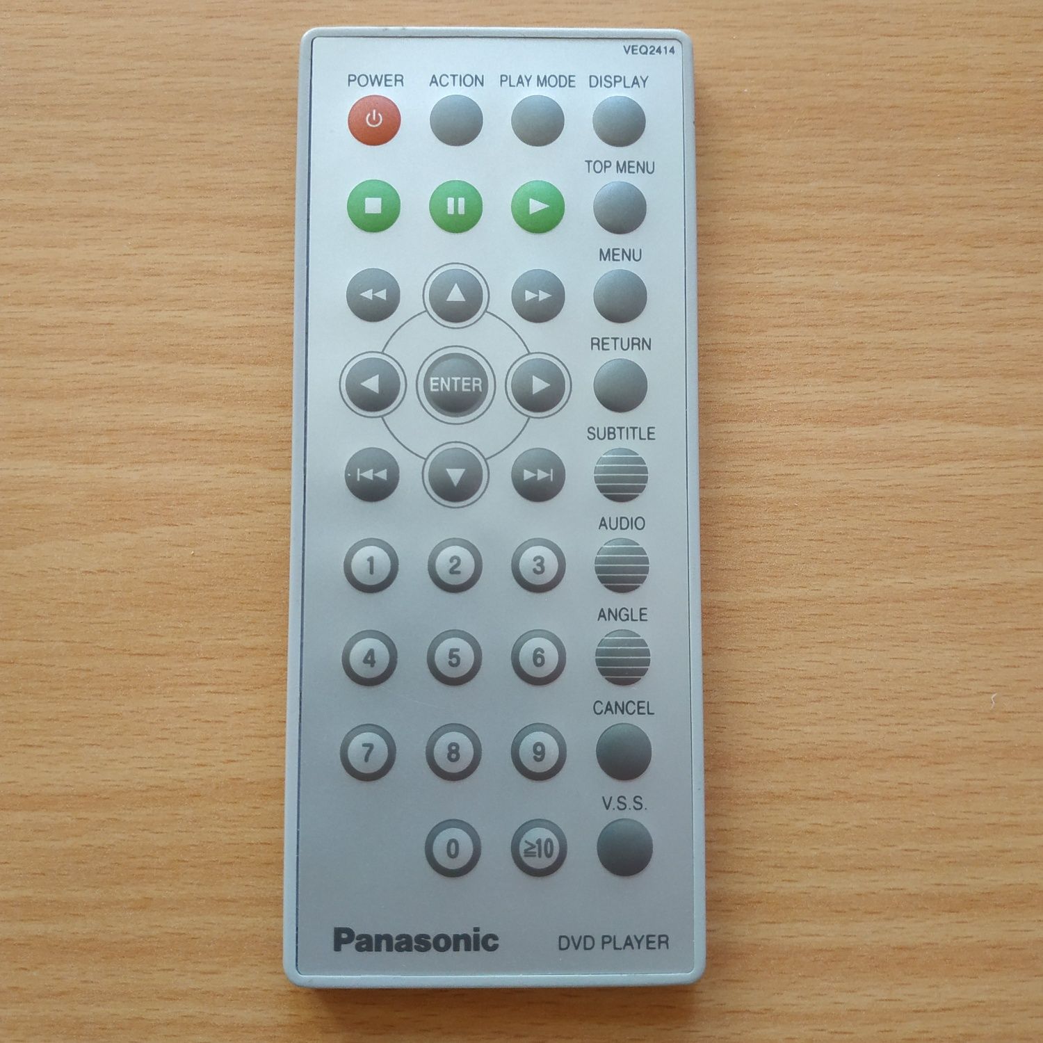 Пульт для DVD-плеера Panasonic-VEQ2414