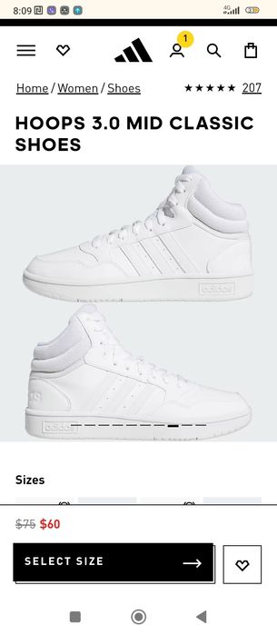 Хайтопи Adidas жіночі