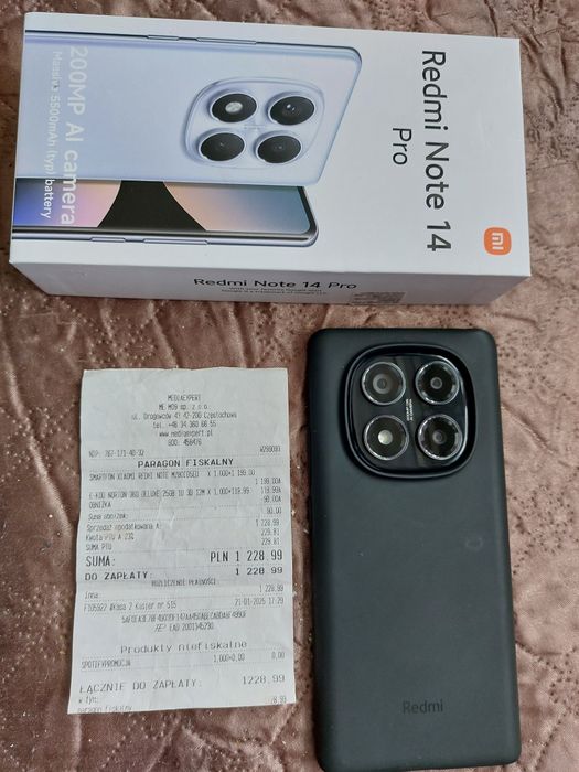 Redmi Note 14 pro  , kupiony za gotowke