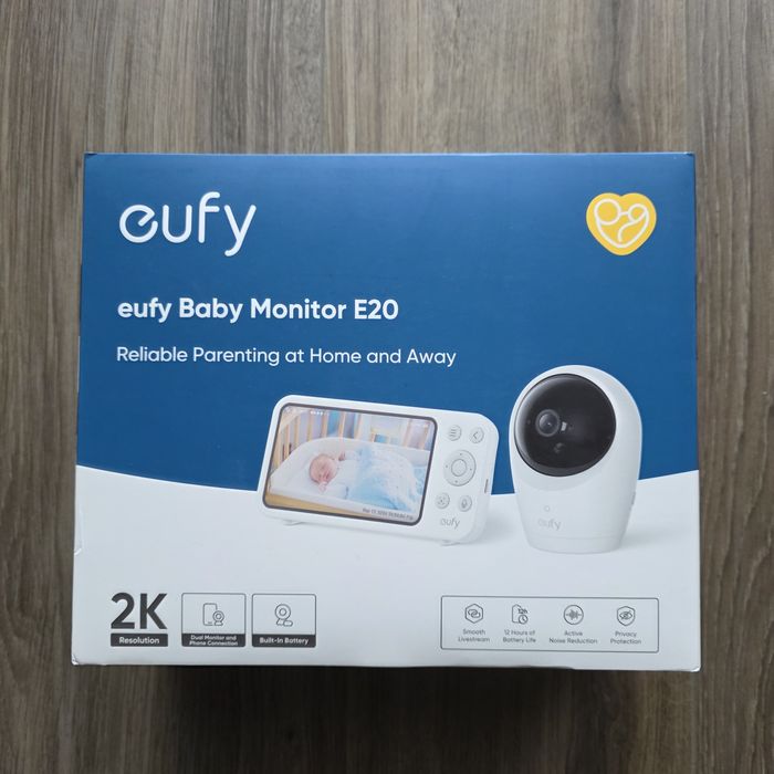 Niania elektroniczna eufy E20 sterowanie aplikacją i offline monitorem