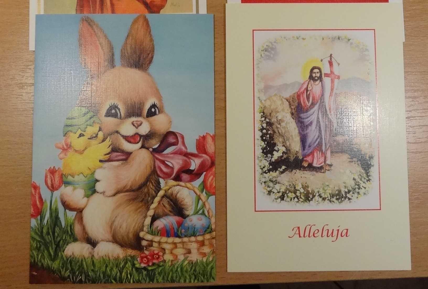 Kartki / pocztówki świąteczne Wielkanocne 28szt.