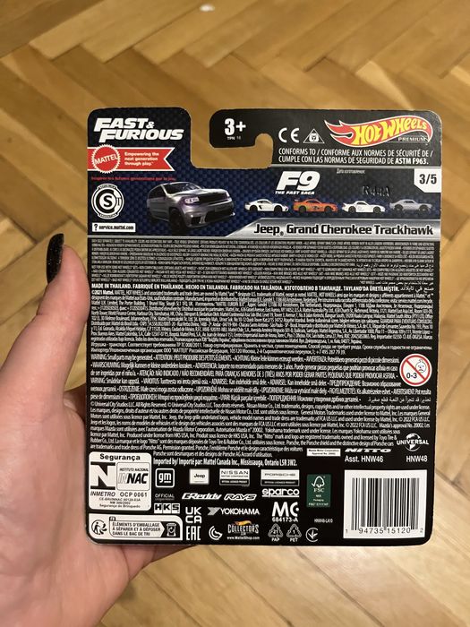 Hot Wheels Premium Jeep Grand Cherokee 1:64 Fast and Furious