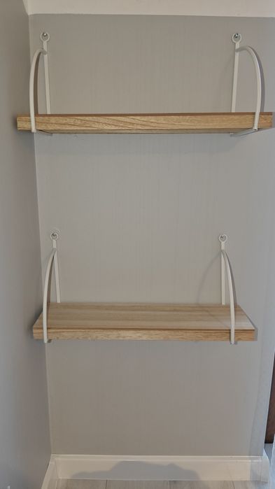 Półki 2 sztuki wiszące na ścianę