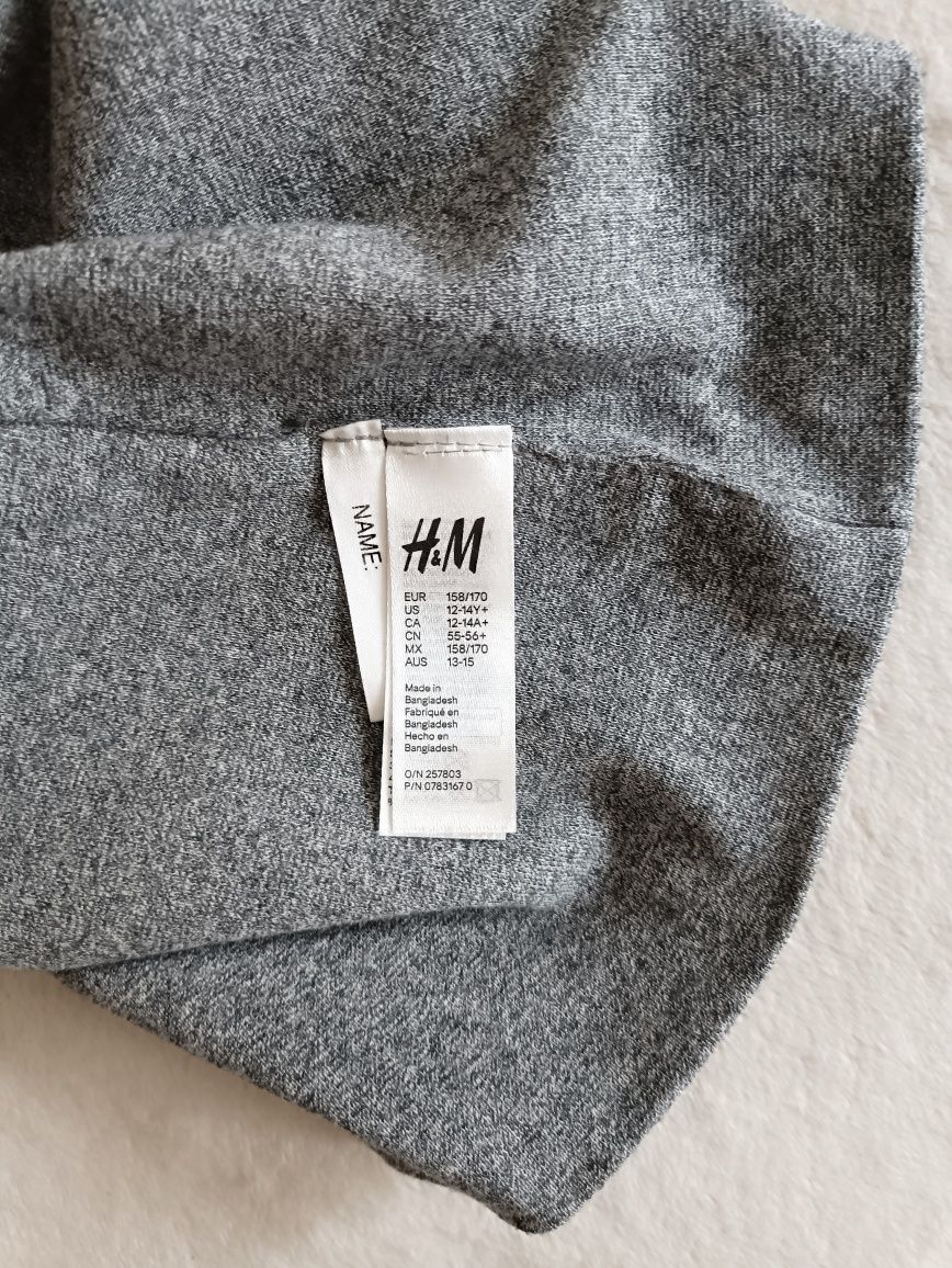 H&M 12-14p+ бавовняна демісезонна шапка біні