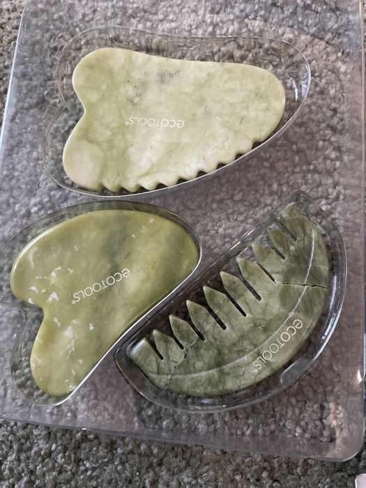 Ecotools Gua Sha kit - Jadeitowe masażery twarzy 1104