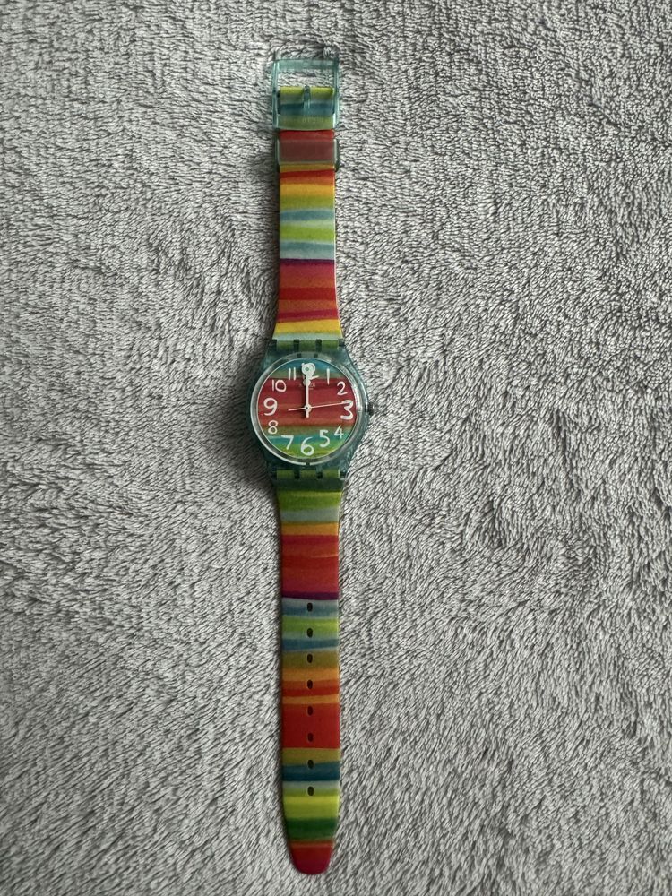SWATCH Zegarek tęczowy Rainbow z USA