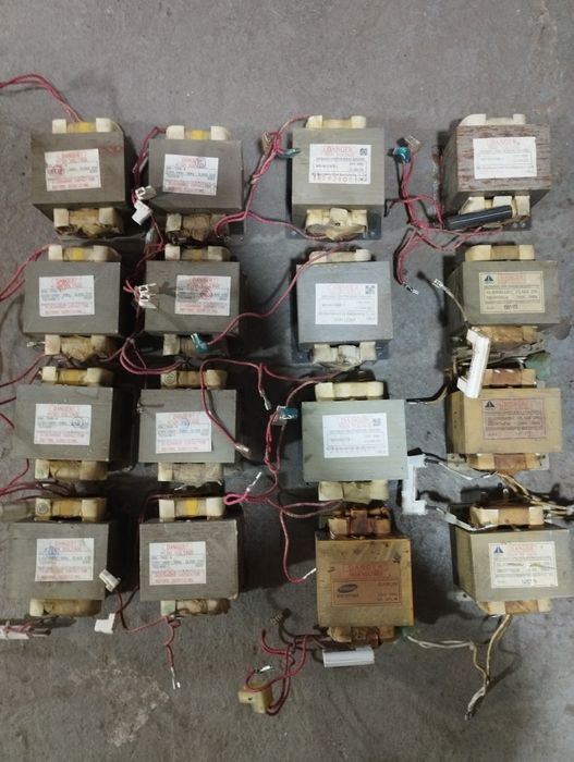 Трансформатор для микроволновки, мегнетрон, запчасти к микроволновке