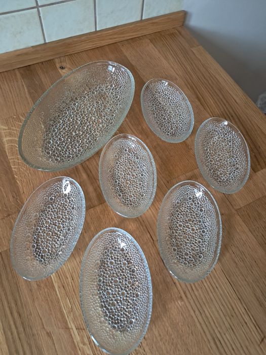 Salaterki śledziówki Asteroid  PRL, autorstwa J.S. Drost  Ząbkowice.