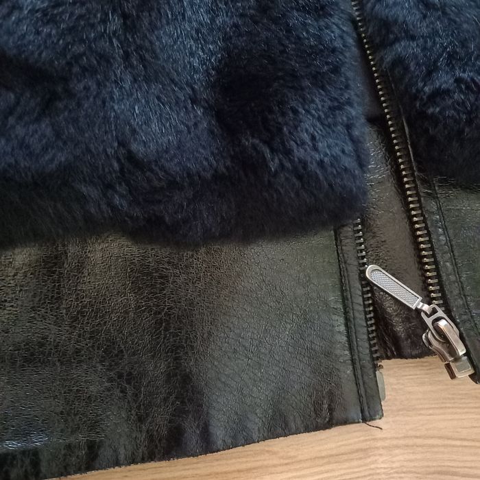 Kamizelka nie Ochnik futro królik skóra naturalna 38 M