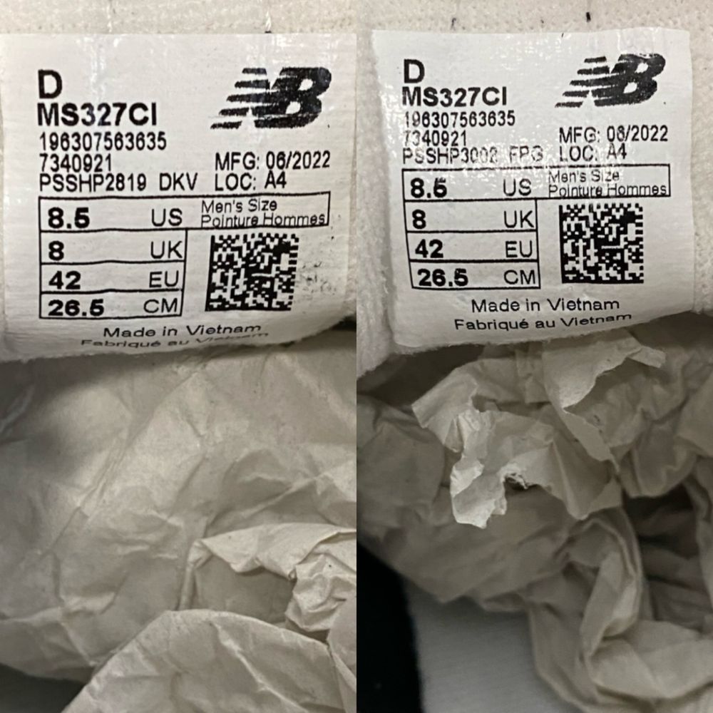 Кросівки чоловічі New Balance 327, 42 Оригінал