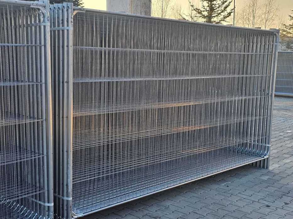 Ogrodzenie ażurowe budowlane przestawne tymczasowe 3,45 m | Transport