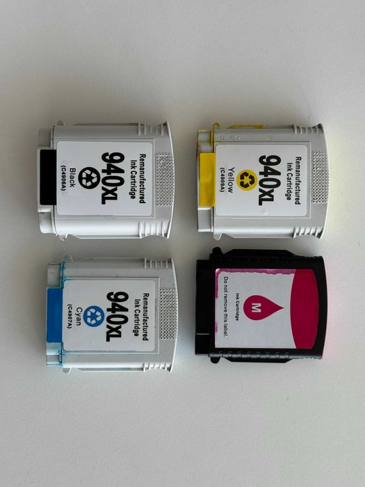 Tinteiros compatíveis HP 940XL (Kit 4 cores)