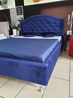 HIT !!! Styl glamour ! Łóżko Jasmin 200x200 + materac + stelaż !!