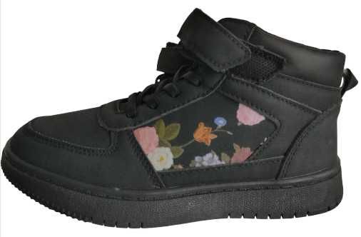 Sneakersy dla dziewczynki buty sportowe trzewiki 31 20,00cm kwiatki
