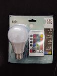 Lâmpada led RGB com comando