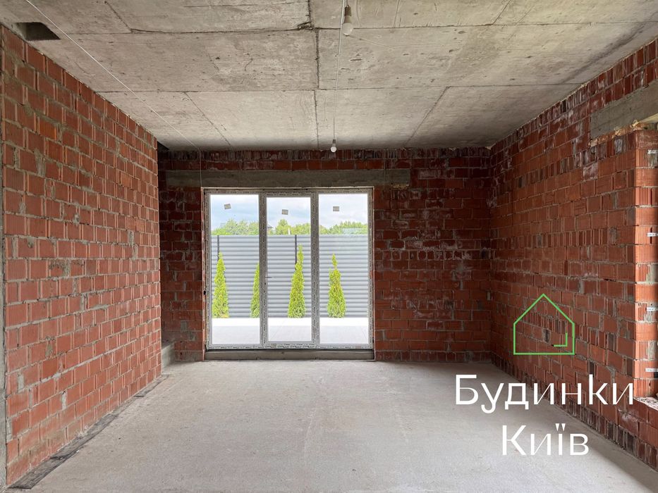 Іванковичі Чабани продаж будинку з травертину під чистове оздоблення