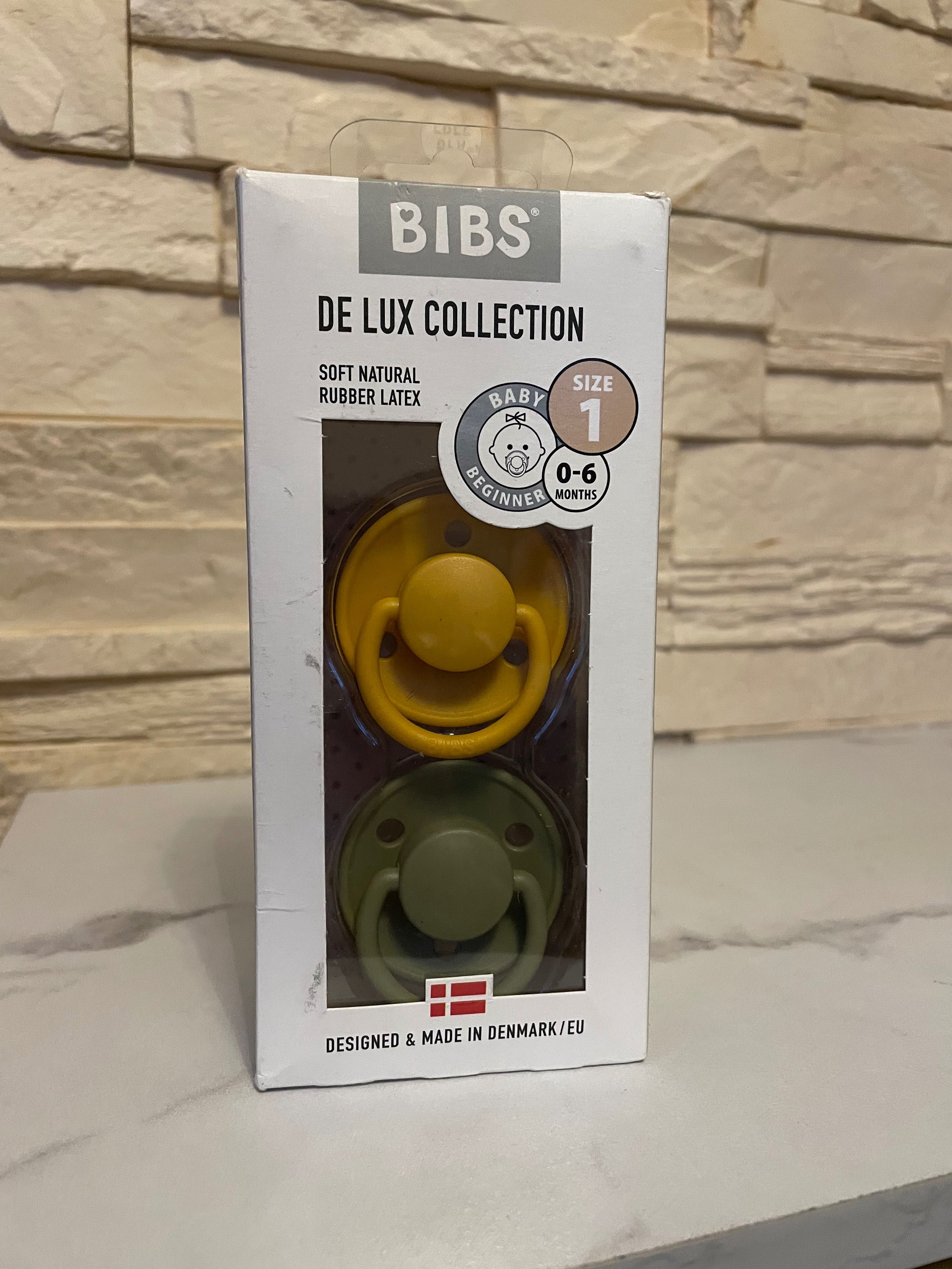 Smoczki Bibs de lux collection ROUND PACIFIER okrągły kauczuk 0 +