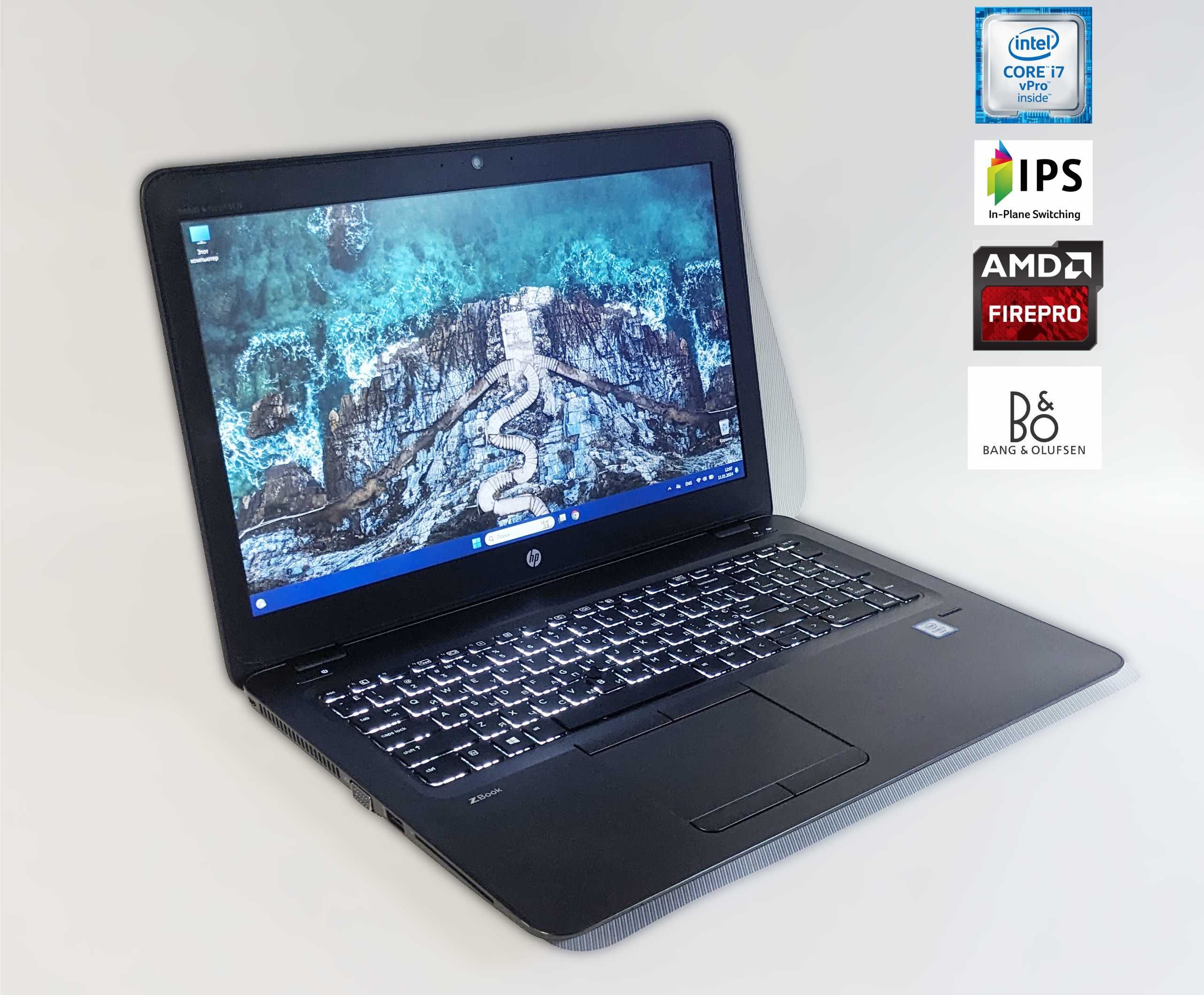 Ультрабук HP ZBook 15U G3 i7/3.1Ghz/FHD_IPS/16GB RAM/512G_SSD/W4190m