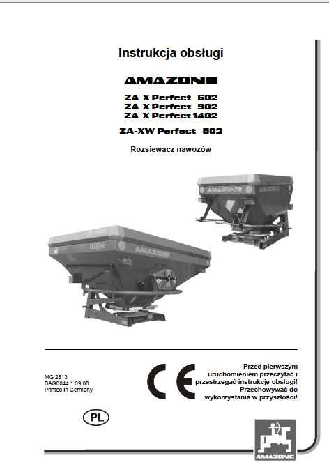 Instrukcja Obsługi AMAZONE  ZA-X Perfect 602, ZA-X Perfect 902  PL