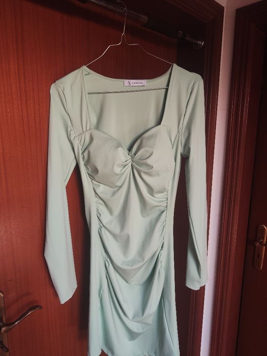 Vestido Verde Água