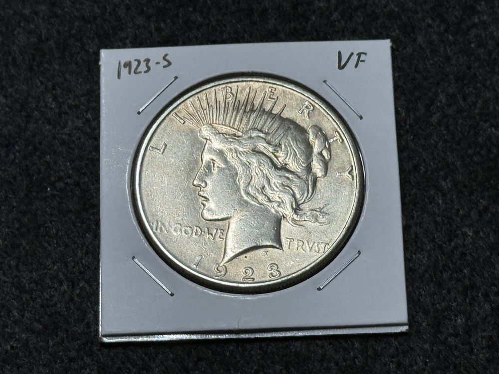 1 долар США (мирний) Срібло. 1923-S. US Dollar Peace - Silver. VF.