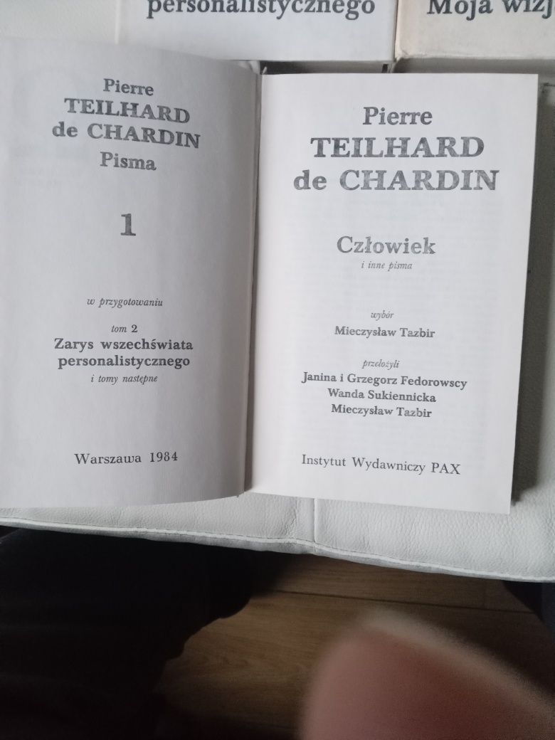 Teilhard de Chardin trzy tomy