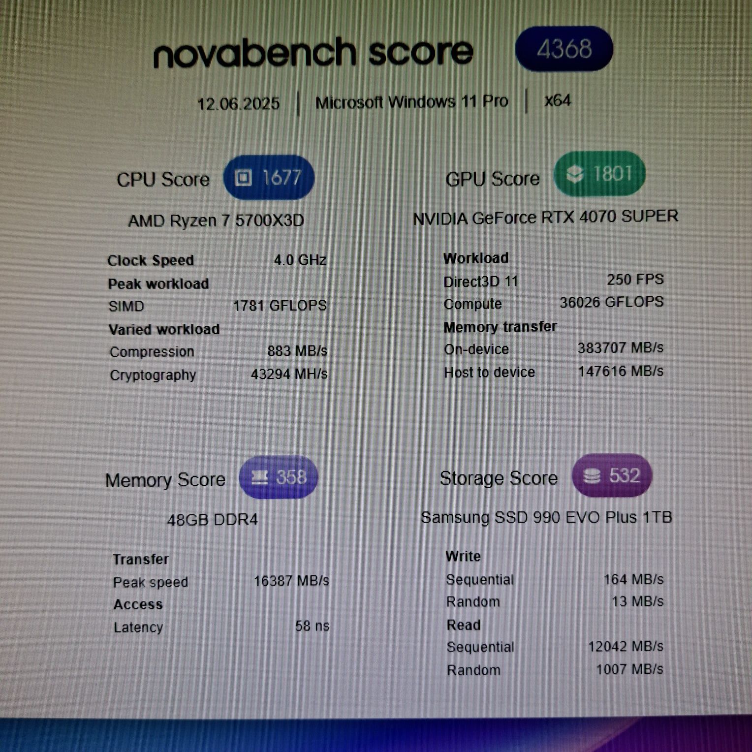 PC z RTX 4070 Super + Ryzen 7 – jak nowy, gwarancja