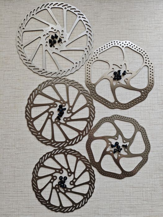 Ротори вело AVID Shimano 140/160 /180/203 каліпери адаптери від 100 гр