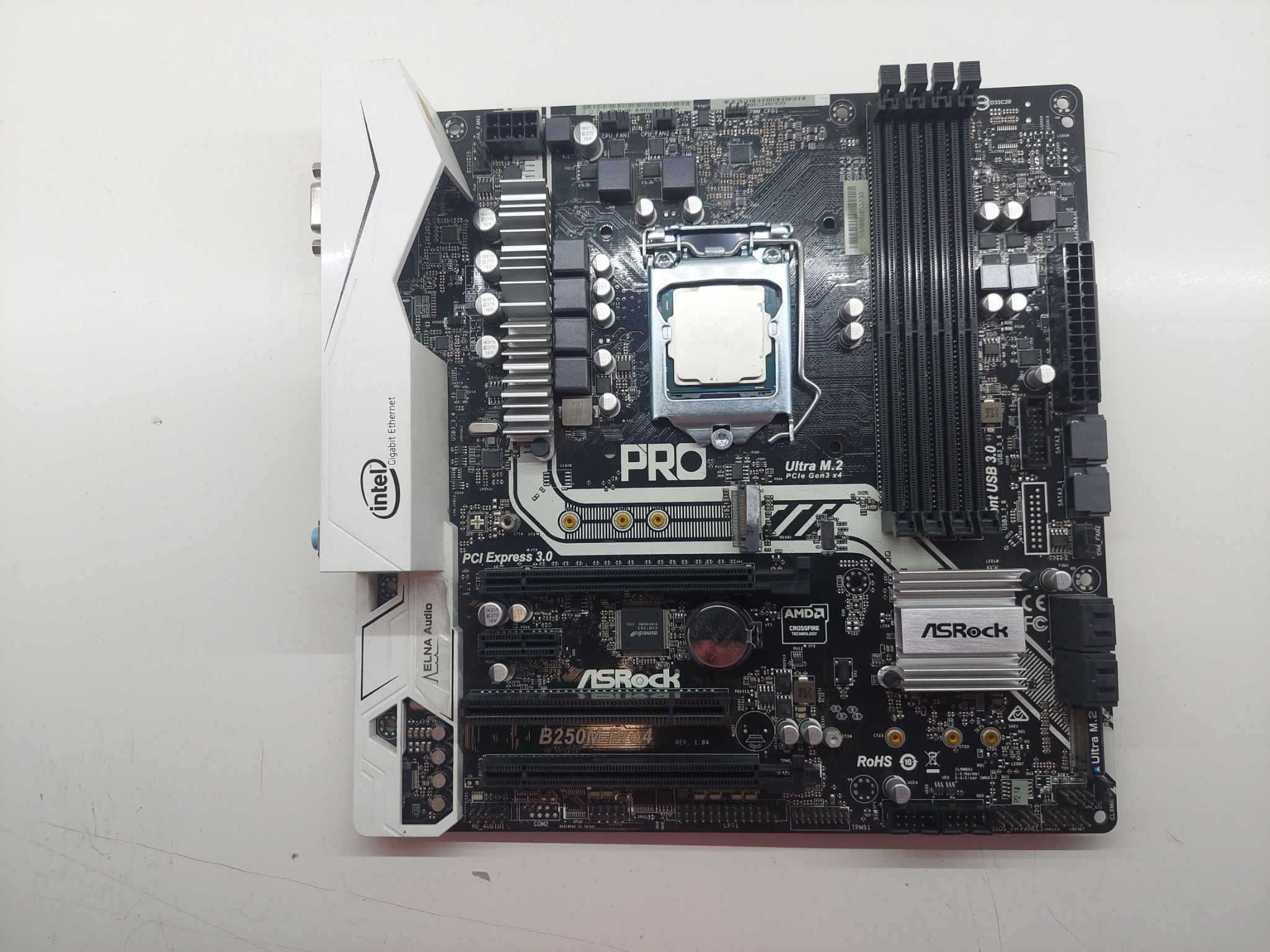 Płyta główna ASRock B250m Pro4 LGA1151 + CPU Intel 7 gen + Chłodzenie