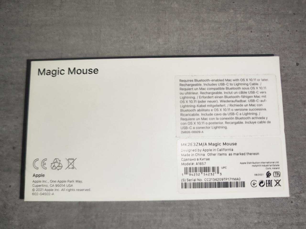 Мишка Apple Magic Mouse 2021