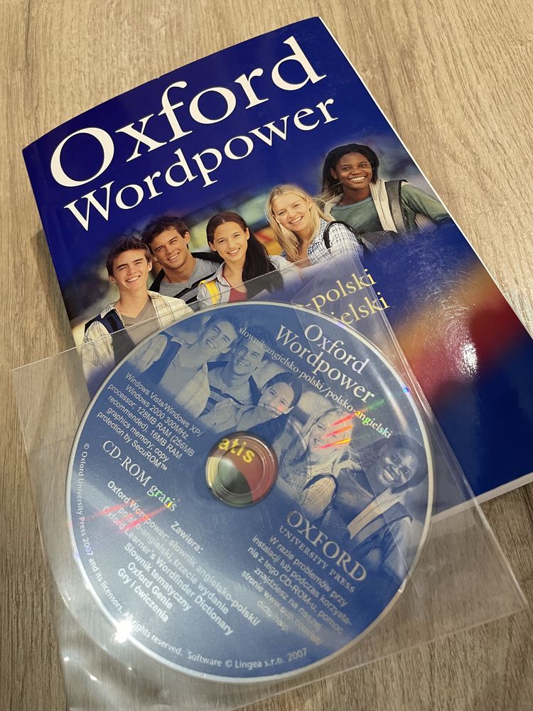 słownik oxford polsko-angielski + CD