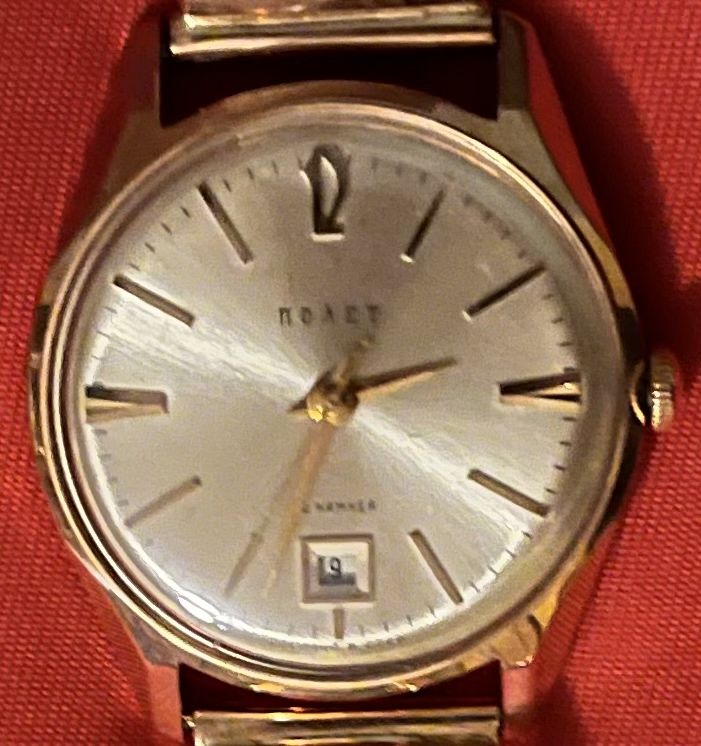 Zegarek zloty 583 automatyczny Poljot